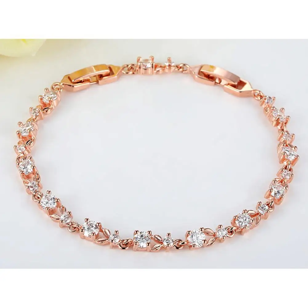 XIUFEN Для женщин стильный роскошный браслет Rhinestone Элегантные универсальные ручной