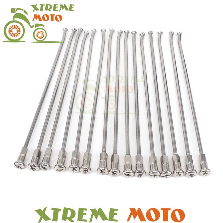 Stainless Steel 18&quot Rear Wheel Spokes Nipples For Honda CR125R CR250R CR500R CRF250R CRF250X CRF450R CRF450X Motorcycle Off Road |