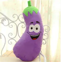 45 см Еда фрукты фиолетовый баклажан Плюшевые Декор Куклы Подушка рождения подушки игрушки куклы горячей подарок