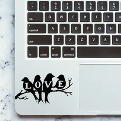 Любовь птицы ноутбука Стикеры трекпад наклейка для Apple MacBook Pro Air retina 11 12 13 15 дюймов acer Mac Book клавиатура Тачпад кожи