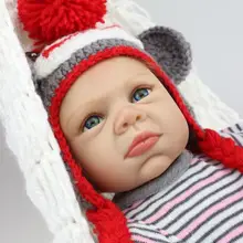 50 см Reborn Baby Doll мягкий винил, как силикон для девочек Рождественский подарок Игрушки для маленьких детей подарки на день рождения Juguetes Boneca реалистичные Игровая кукла