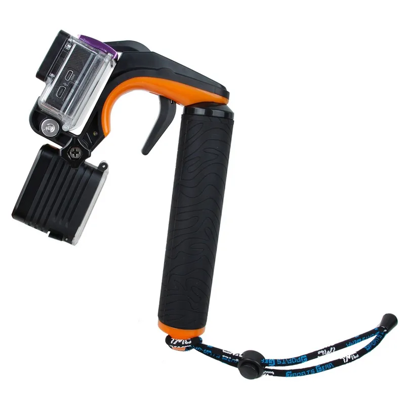 Для Go Pro Аксессуары триггера затвора плавающий монопод рука поплавок сцепление плавучести палка для GoPro HERO5 HERO4 Hero 5 4 3+ камера селфи палка - Цвет: Оранжевый