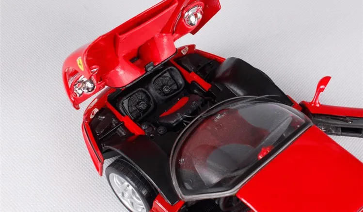 1:18 Ferari F50 цвет красный, желтый классический автомобиль сплава модели автомобиля из натуральной кожи