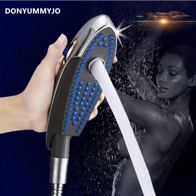 Best Free Shipping New High Quality Modern Multifunction Bionic Dolphin Design Rain Shower Hand Hold Bathroom Shower Heads