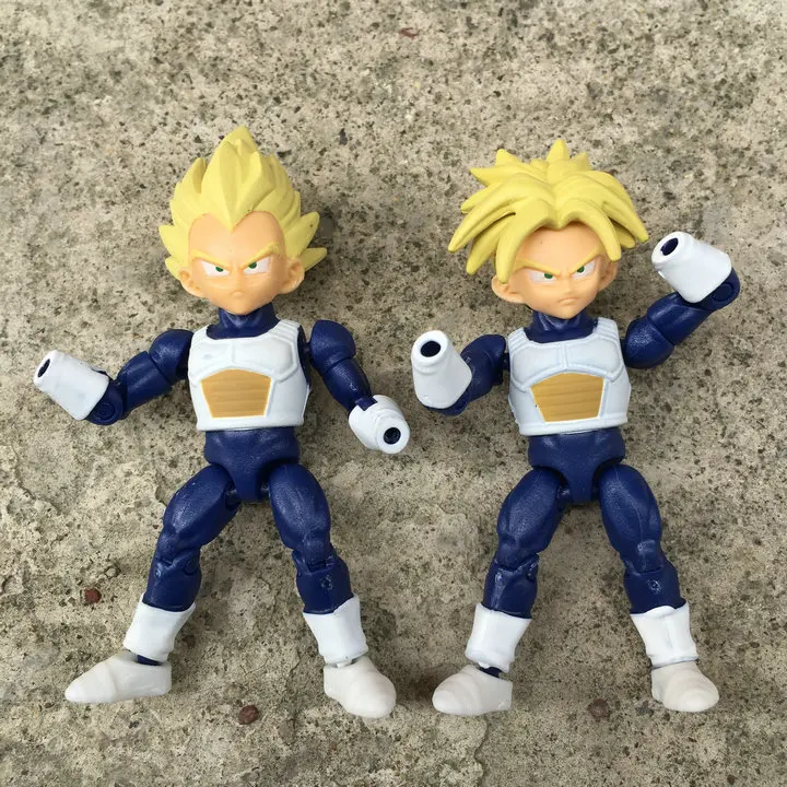 

2 Types Anime Dragon Ball Z Super Soul X Soul Son Goku Trunks Black Goku PVC Figures Model Toys