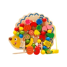Шарики в форме фруктов, игрушка-головоломка, обучающая Развивающие деревянные головоломки, игрушки Монтессори, Oyuncak, обучающая игрушка для детей