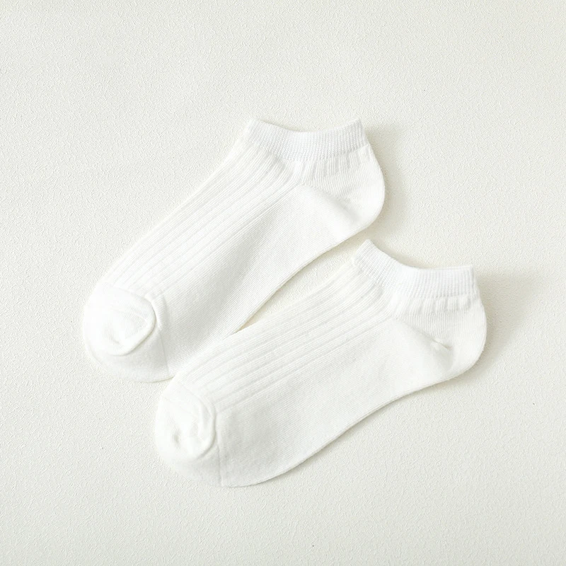 Милые однотонные Хлопковые женские носки милые летние женские короткие носки принцессы высокое качество 5 пар/лот = 10 штук