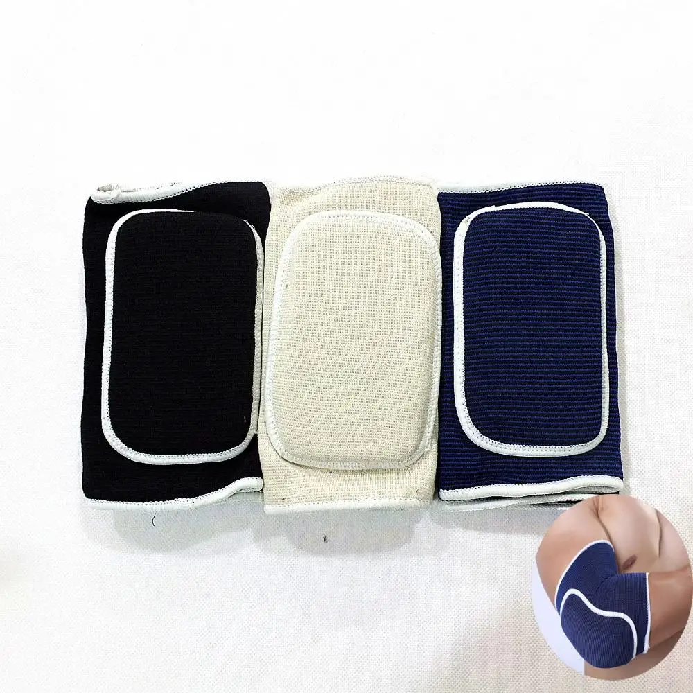 White /Blue /Black Sponge elbow protector Knee Wrap Support Brace Football Basketball Athletic Sport Knee Protection Pad Elastic