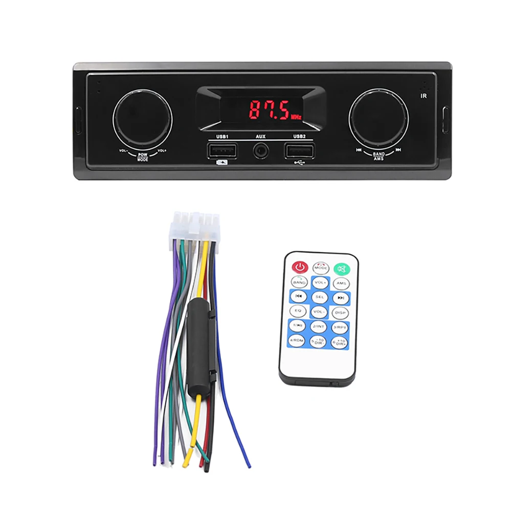 

1 Din LED display Car Radio 12V Support FM Aux In Receiver USB MP3 Radio Player Auto Audio Stereo Car MP3 Player