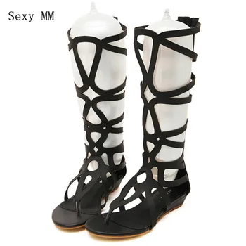 

Free shipping Fashion Rome women shoespersonality cutout cool boots female boots #fr996