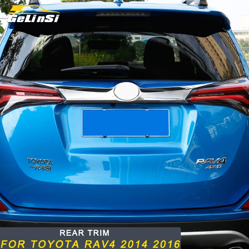 Gelinsi для Toyota RAV4 2016 автомобильный Стайлинг задняя дверь багажник украшение