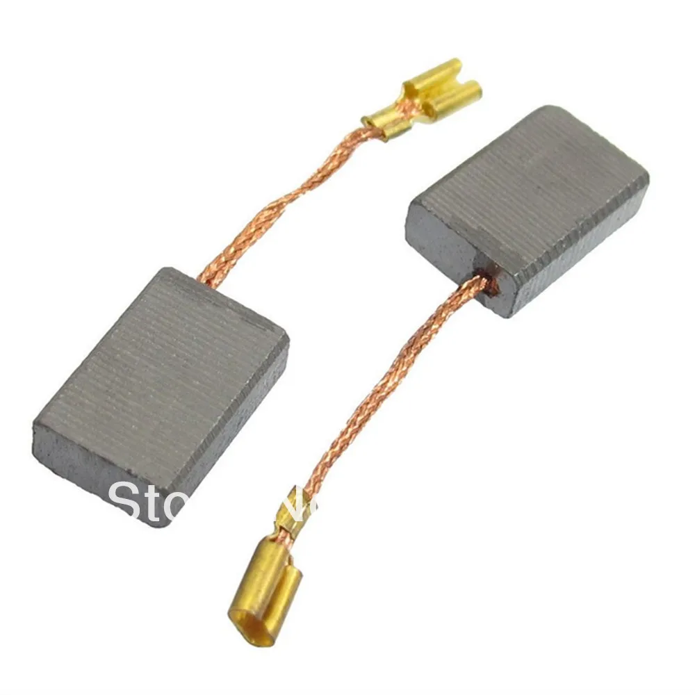 

20pcs 5x10x15mm Electric Motor Graphite Carbon Brushes Power Tool Hammer Drill Angle Grinder Saw 1/5"x25/64"x19/32" for Bosch