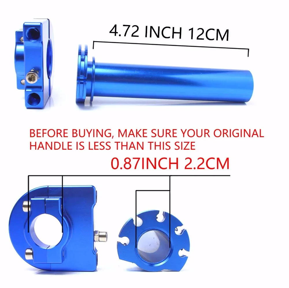 Cnc алюминий 1/4 &quot22 мм быстрый поворот дроссельной заслонки ручка рукоятка Бар