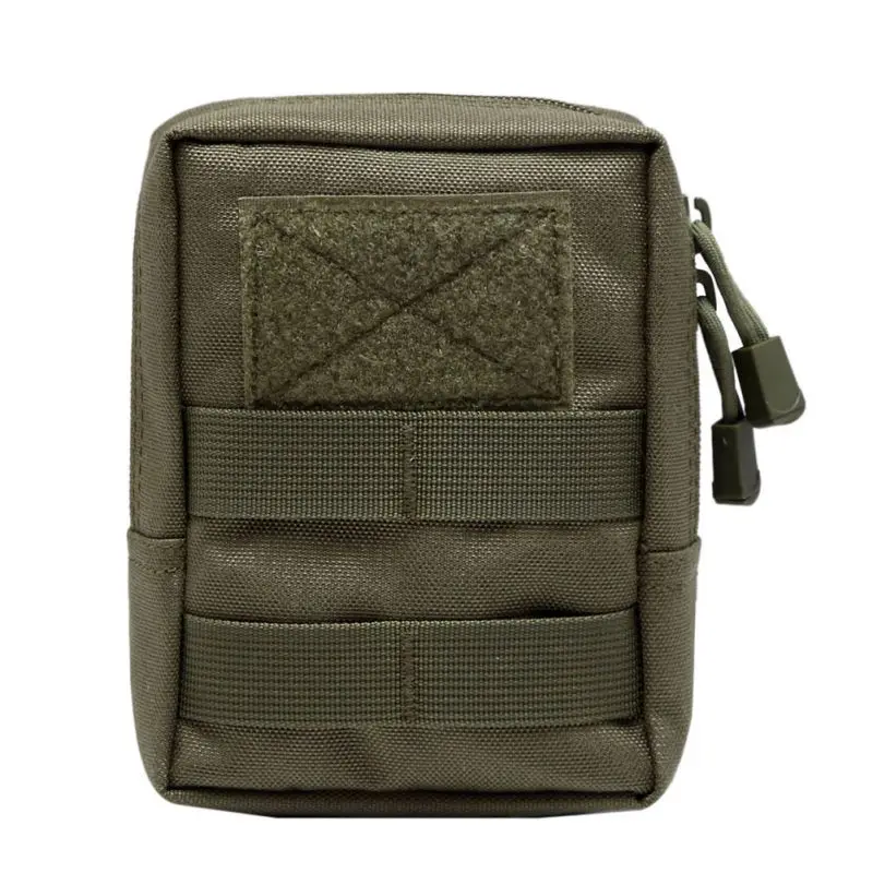 Открытый 1000D военная тактическая поясная сумка многофункциональный инструмент edc molle поясная сумка на молнии аксессуар прочный поясной мешок - Цвет: Зеленый цвет