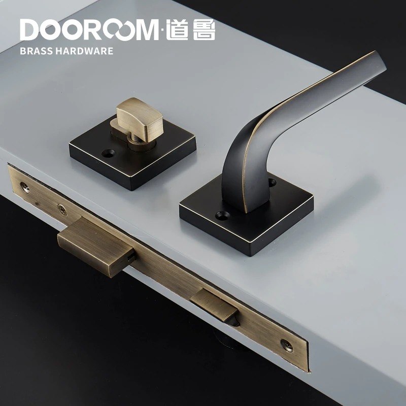 Дверной замок Dooroom латунный дверной рычаг лофта современный американский для