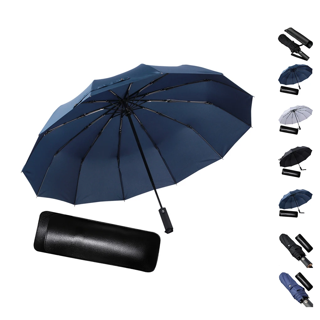 Women Men UPF UV Protection Travel Umbrella Light Weight Pocket Three