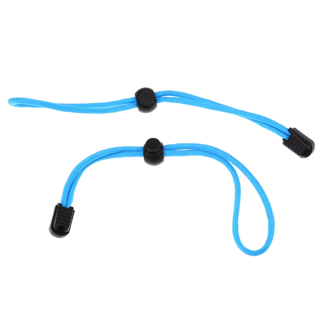 Perfeclan 2Pcs Adjustable Scuba Dive Snorkeling Spare Repair Wrist Lanyard Strap Guitar Instrument Cable