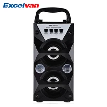 Excelvan MS-208BT портативный с высокой выходной мощностью fm-радио беспроводной Bluetooth динамик поддерживает FM TF карты Регулятор громкости воспроизведения музыки