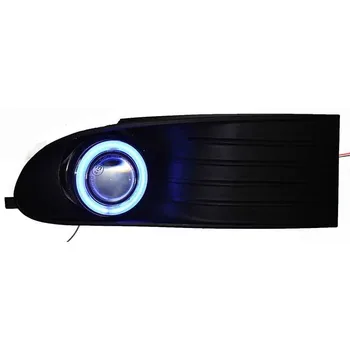 

eOsuns CCFL angel eye led daytime running light DRL + Fog Light + Projector Lens for Dodge Journey JCUV 2009-12