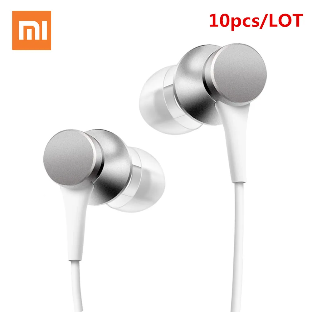10 шт./лот оригинальный Xiaomi наушники в ухо Piston Fresh версия с микрофоном для