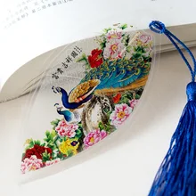 Древние богатства и честь благоприятная фигура павлина вены закладки