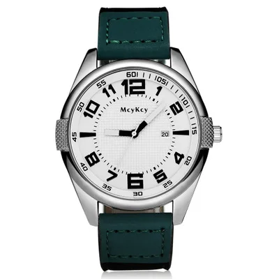 

Mcykcy Watches Men 2018 Top Brand Luxury Famous Male Clock Quartz Watch Casual Leather military Wristwatch Relogio Masculino