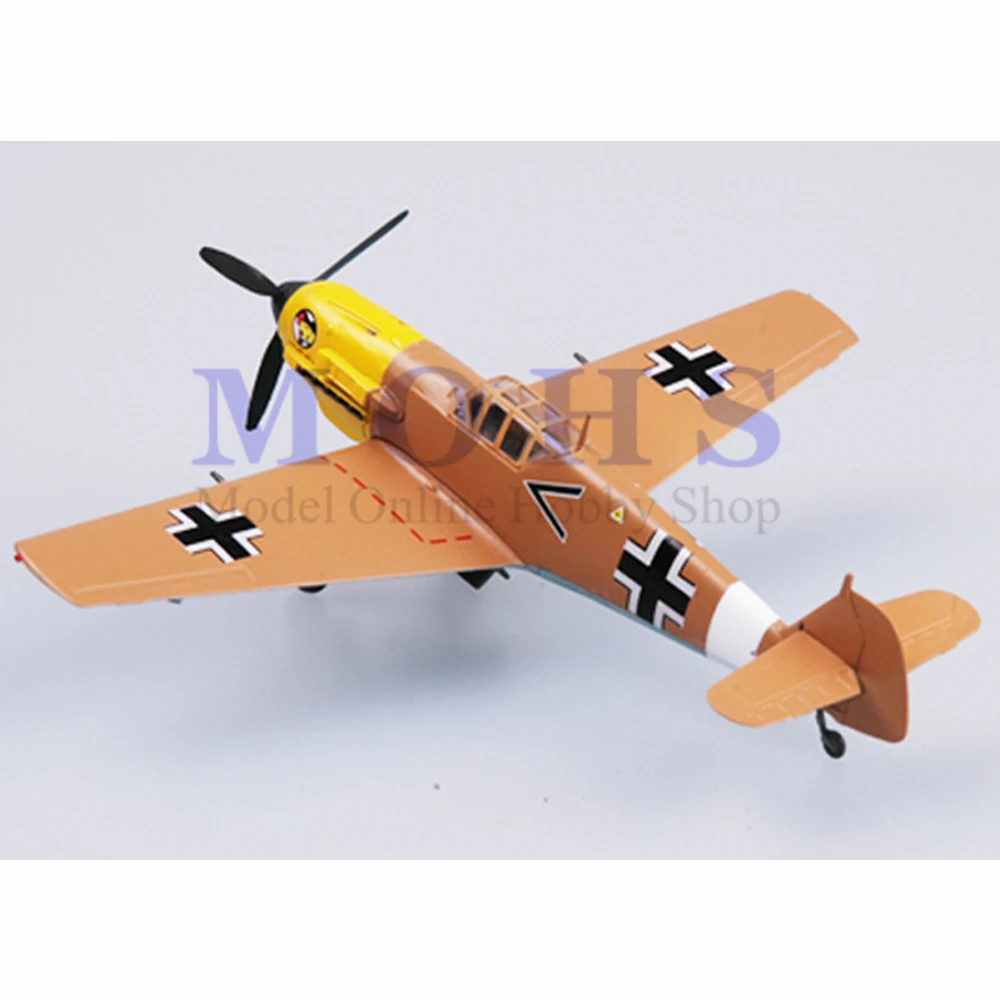 Easy Model 37280 1/72 Собранная Модель Масштаб BF109 Готовая модель масштаб самолет Warbird BF-109E-JG27