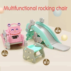 3 en 1 Niños Caballo de Balancín Tobogán Regalo de Cumpleaños Multifunción Bebé de Doble Uso Juguete Troyano Silla Mecedora Balancín Silla Mecedora Columpio 3 en 1 Niños Caballo de Balancín Tobogán Regalo de Cumpleaños Multifunción Bebé de Doble Uso Juguete Troyano Silla Mecedora Balancín Silla Mecedora Columpio