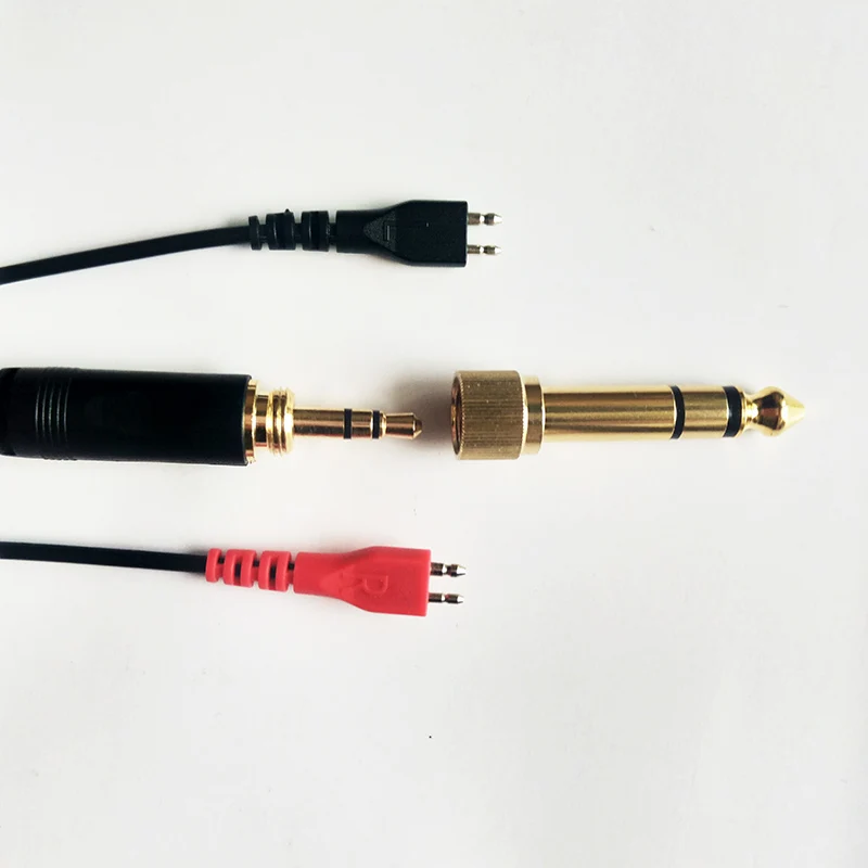 Аудио гарнитуры Кабель для Sennheiser HD25 HD25-1 HD25-1 II HD25-C HD25-13 HD 25 кабель для наушников линии с 6,3 штепсельной вилки