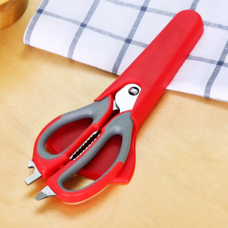 WORTHBUY Creative Stainless Steel Kitchen Scissors Multifunction Vegetable Knives Fish Shears