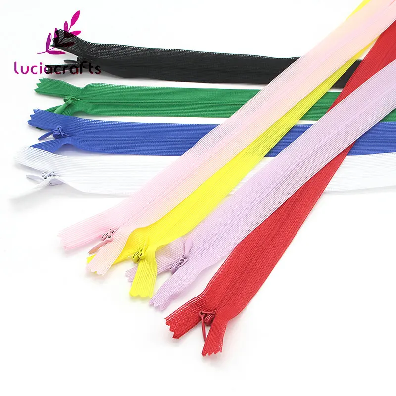 Продажа! Lucia crafts 5 шт./лот разноцветные нейлоновые катушки на молнии