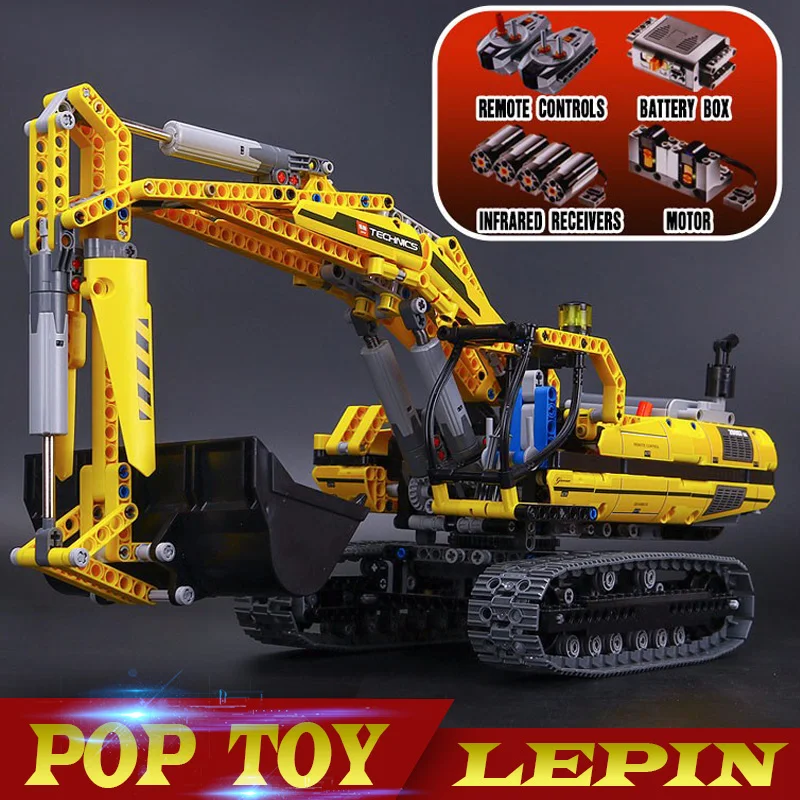 

DHL 20007 technic series 1123pcs excavator Model Building blocks Bricks Compatible Toy Christmas Gift 8043 Educational Car