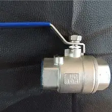 DN20 3/" BSP Женский Нитки полнопроходной 304 Нержавеющая сталь 2 шт мяч Клапан масла воздуха воды 229 фунтов/кв. дюйм