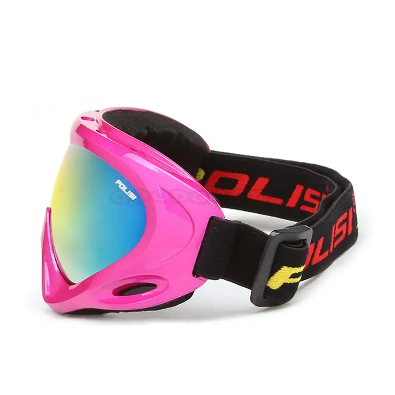 POLISI зимние лыжные очки для детей UV400 сноуборд Esqui спортивные очки для мальчиков и девочек Анти-туман Скейтборд лыжные очки