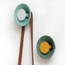 Collalily нордический цвет Макарон современный дизайн настенная одежда крючок вешалка для одежды крючки для коридора рельсы Декор японский американский