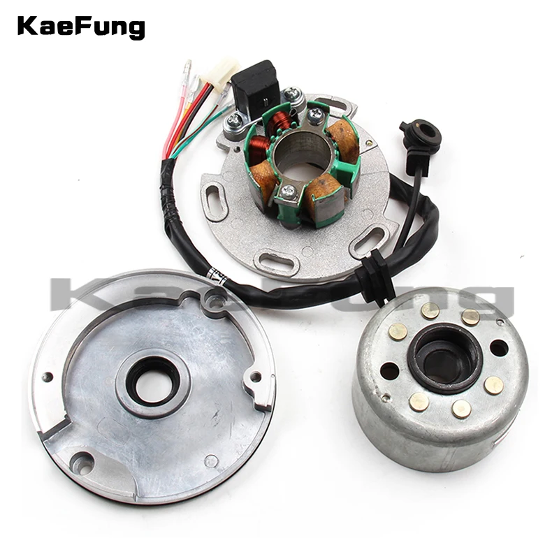 

LF Lifan 150cc 8 coil Stator and Magneto Housing for Horizontal Motor Racing Stator Rotor for Dirt pit monkey Bike 140 150cc