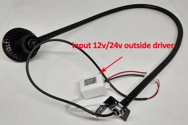  12V/24V/110V/220V WITH PLUG 5W Led Bed Mounted Reading Light With Flexible Pipe