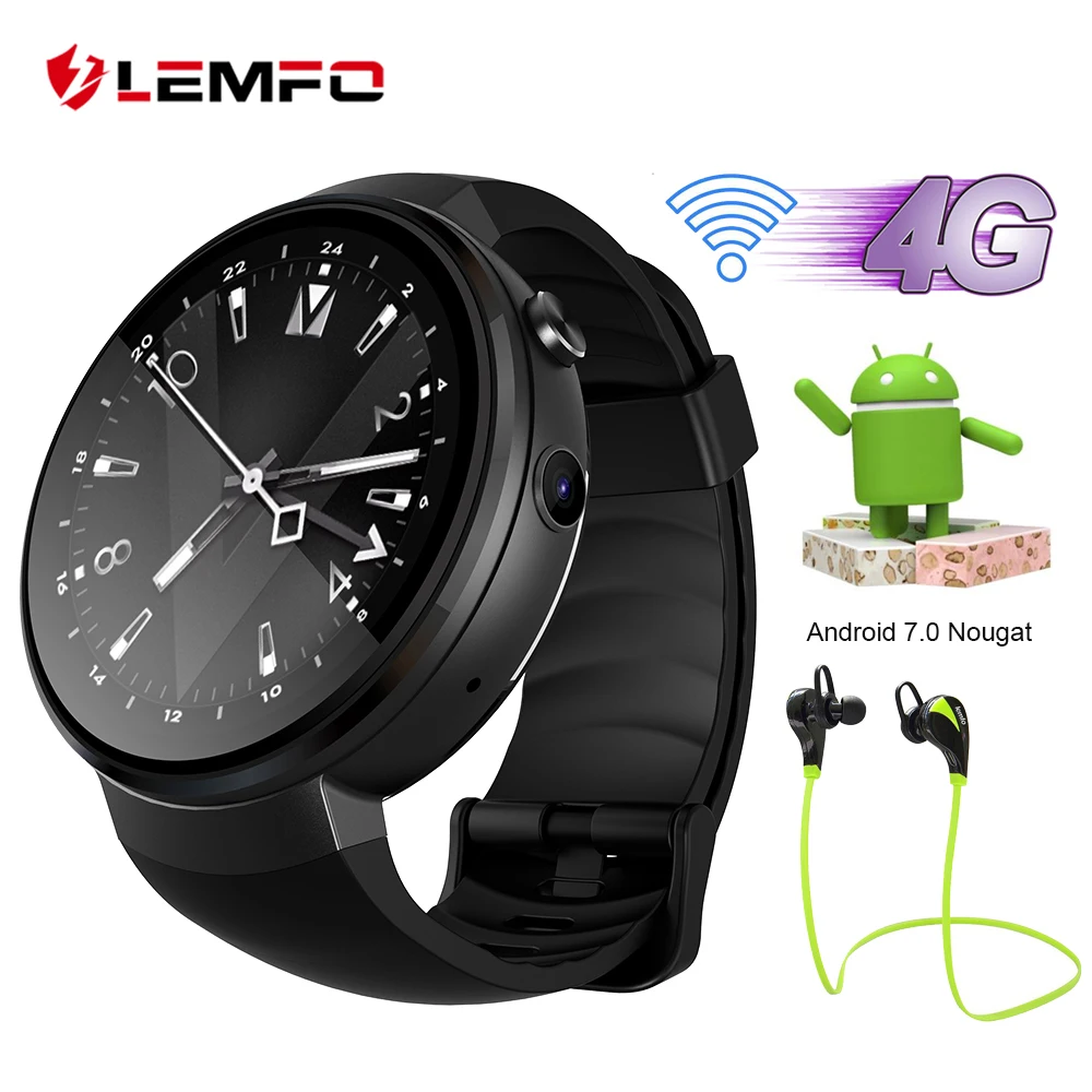 LEMFO LEM7 Smart Watch Android 7.1.1 Smartwatch 4G LTE