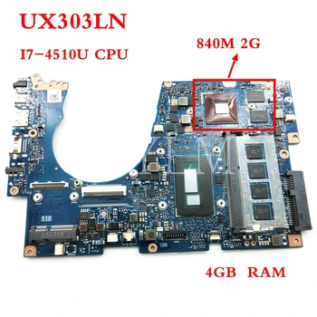 شراءشحن مجاني UX303LN I7-4510HQ CPU 4 GB RAM اللوحة ل ASUS UX303 UX303LA UX303LG UX303L اللوحة المحمول 90NB04R0-R01000