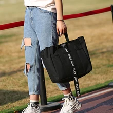 Модная женская сумка для покупок в японском стиле, женские холщовые сумки для покупок с буквенным принтом, пляжные сумки, школьные сумки для девочек