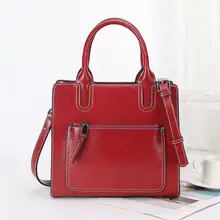 Высококачественная кожаная женская сумка популярная в