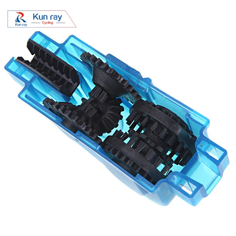 Portable Bicycle Chain Cleaner,Bike Clean Machine Brushes Scrubber Wash