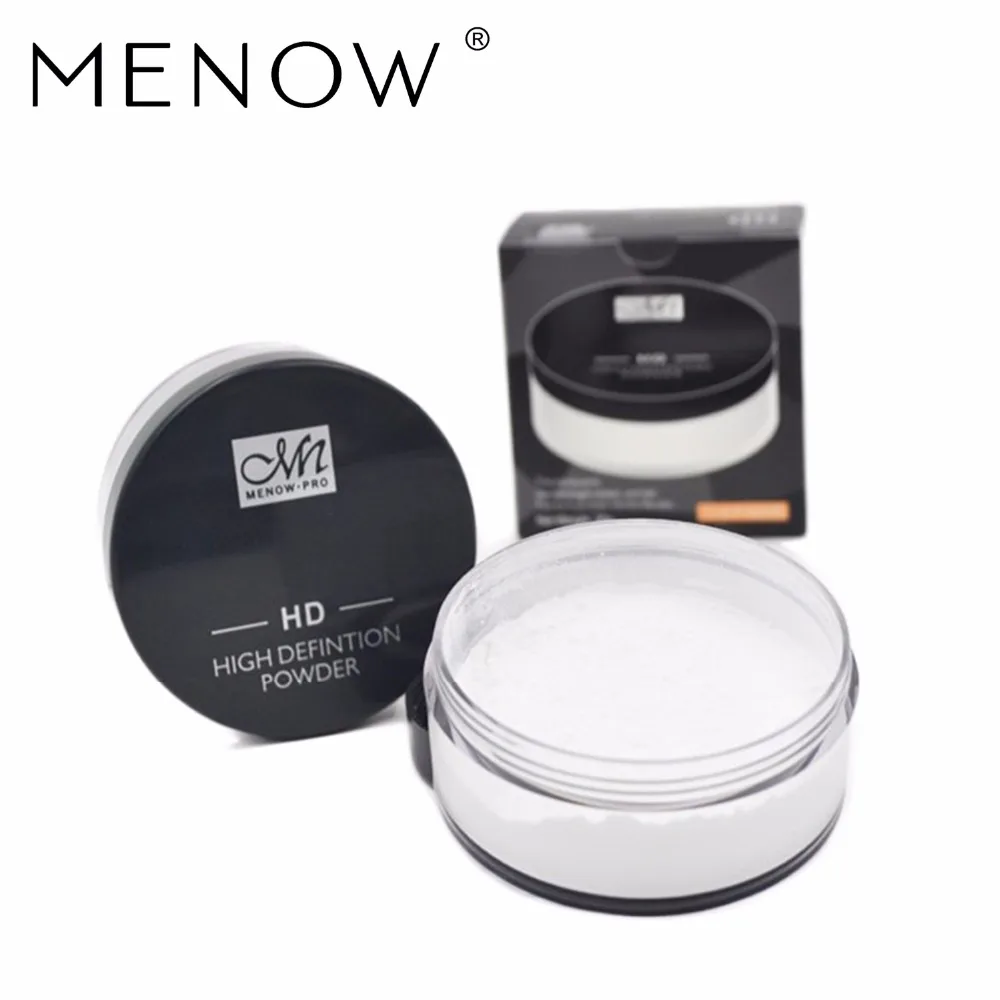 

Menow Brand New arrival Loose Powder Face Cosmetics White Color Loose Powder Long Lasting wear Face Make up F16010