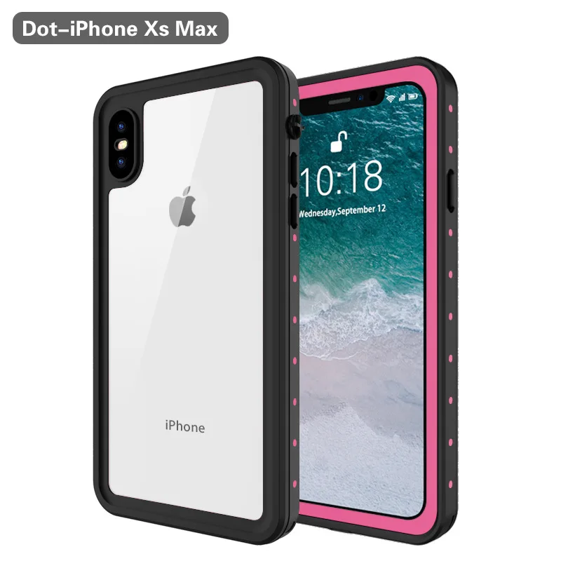 iphone XS Max Transparent Pink