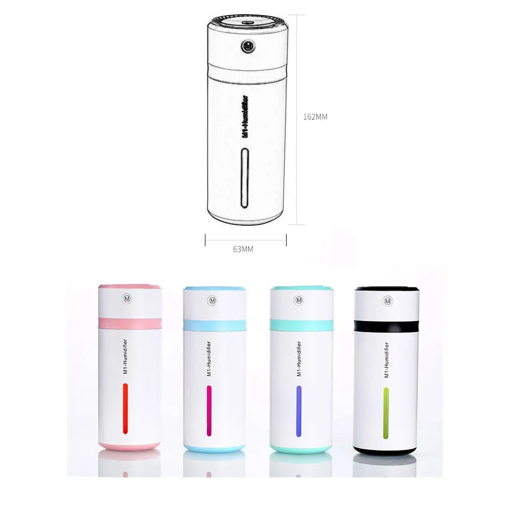 

Ultrasonic LED Night Light Cup Aroma USB Charging Humidifier Air Essential Oil Aroma Diffuser Purifier Atomizer