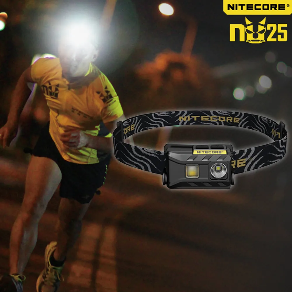 Налобный фонарь NITECORE NU25 3 * CREE XP G2 S3 макс. 360 люмен расстояние луча 81 м наружный