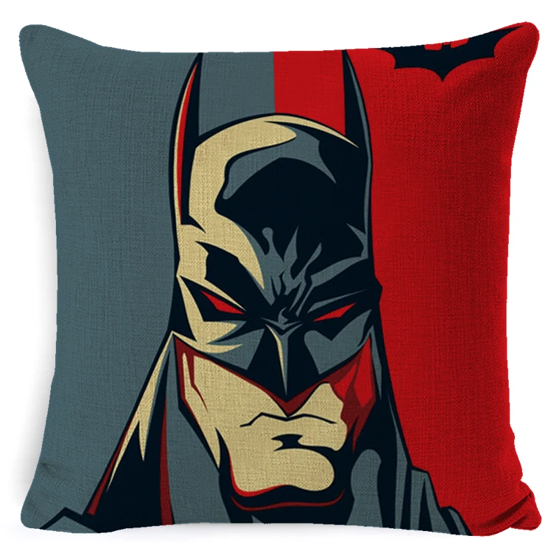Чехол для подушки Super Heros, чехол для подушки с Суперменом, человеком-пауком, железом, американским CP Flash, украшение для дома, Клубное кресло, чехол для подушки