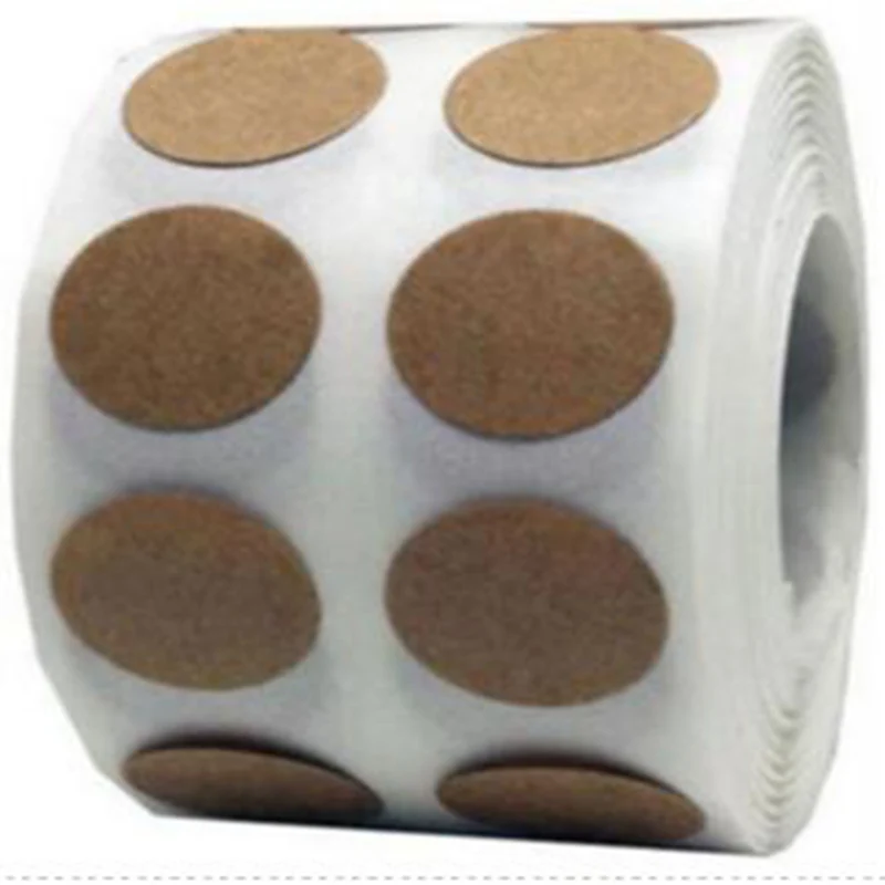 

1,000 Brown Natural Kraft Paper Dot Stickers 1 Inch Round Circle Color Coding Labels