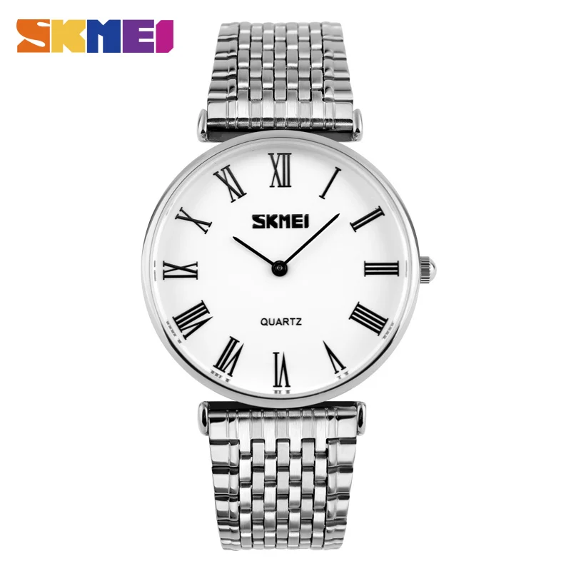 

Large Dial Simple Three Dials New Quartz Watch Men Simple Waterproof Top Brand Luxury SKMEI 9105