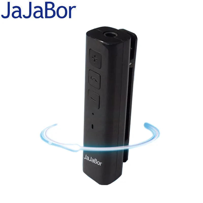 JaJaBor Беспроводной Bluetooth 4,2+ EDR Bluetooth автомобильный набор, Handsfree, A2DP 3,5 мм Aux аудио Bluetooth ресивер адаптер громкой связи